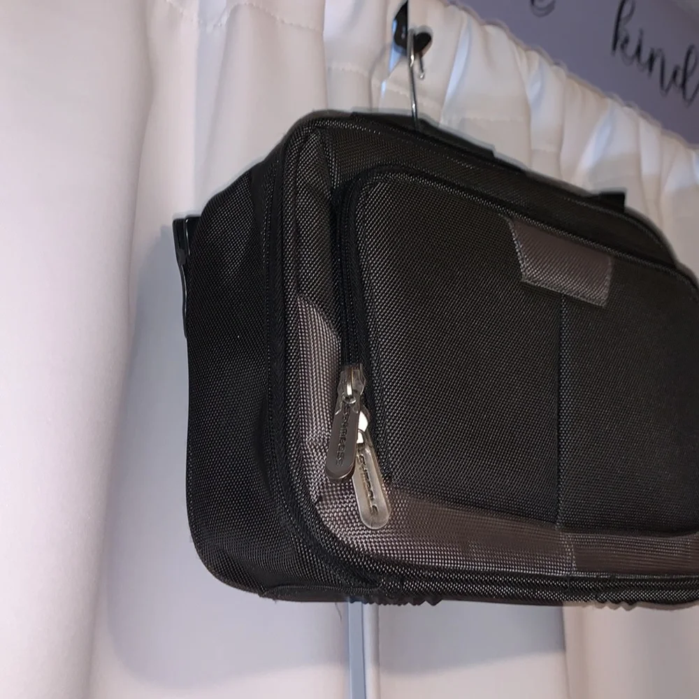 Symbols grey universal carry travel bag